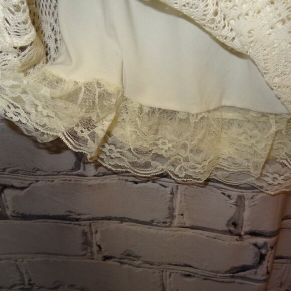 Ultra Pink Sleeveless Off White Lace w/Lining Tunic, NWOT - Picture 5 of 7